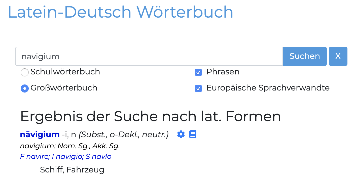 Latein Worterbuch